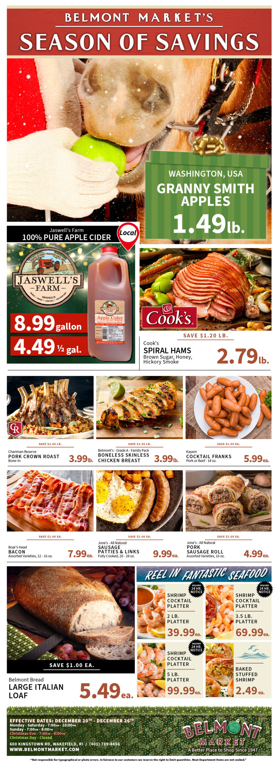 Belmont Market Sales page 1