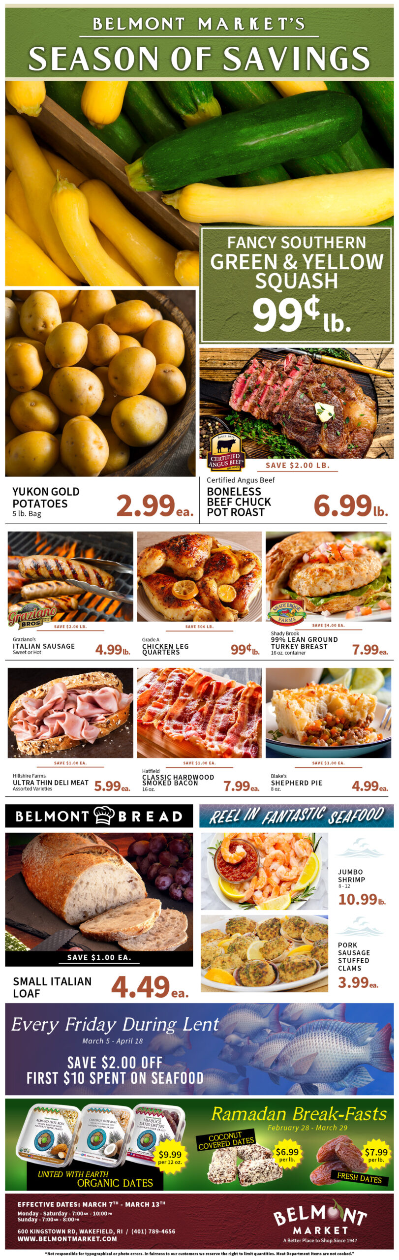 Belmont Market Sales page 1